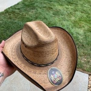 Summit Hats Palm Leaf Western Cowboy Hat Size Large